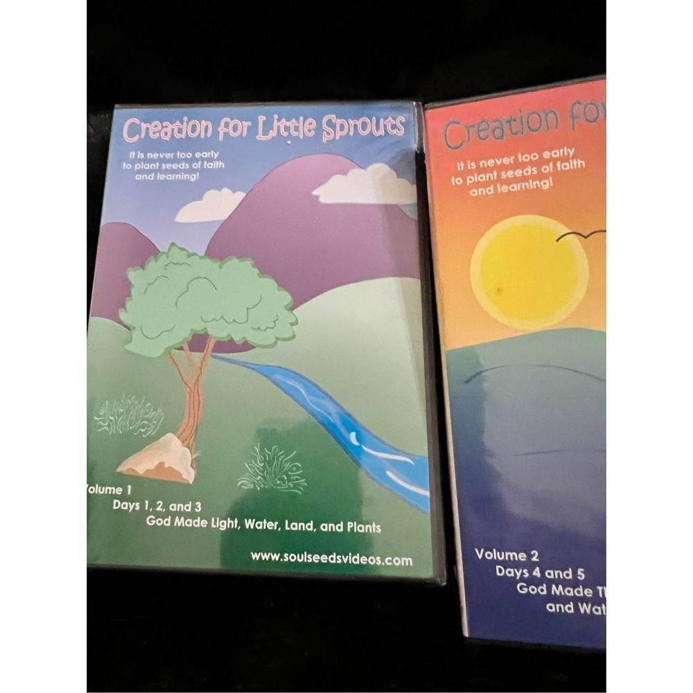 "Creation for Little Sprouts" on DVD (NEW!) Faith-Building Edutainment! 1,2,3 se